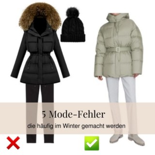 5 Mode-Fehler, die häufig im Winter gemacht werden
