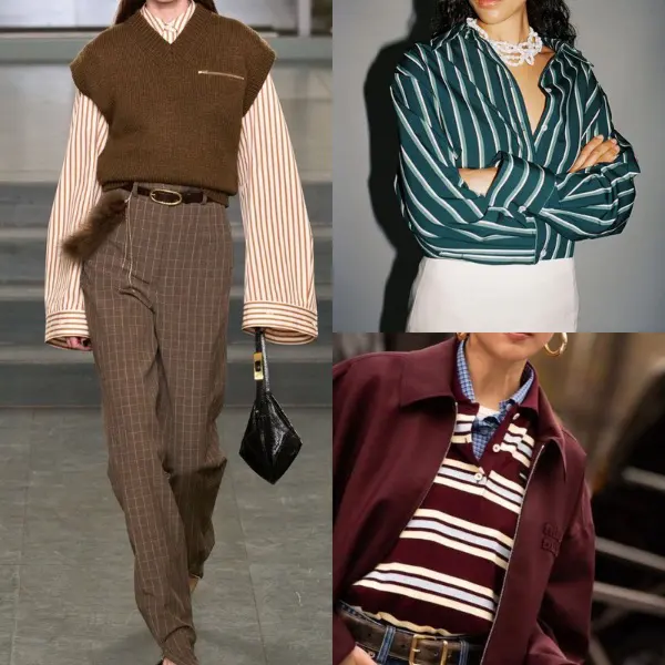 принт полоска Streifen-Look 9 Trends für den Herbst 2025