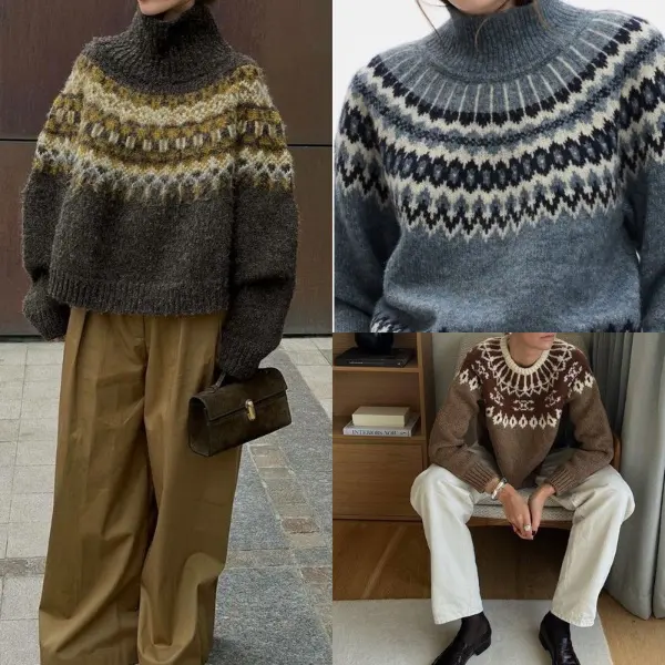 скандинавский трикотаж Skandinavischer Strick 9 Trends für den Herbst 2025