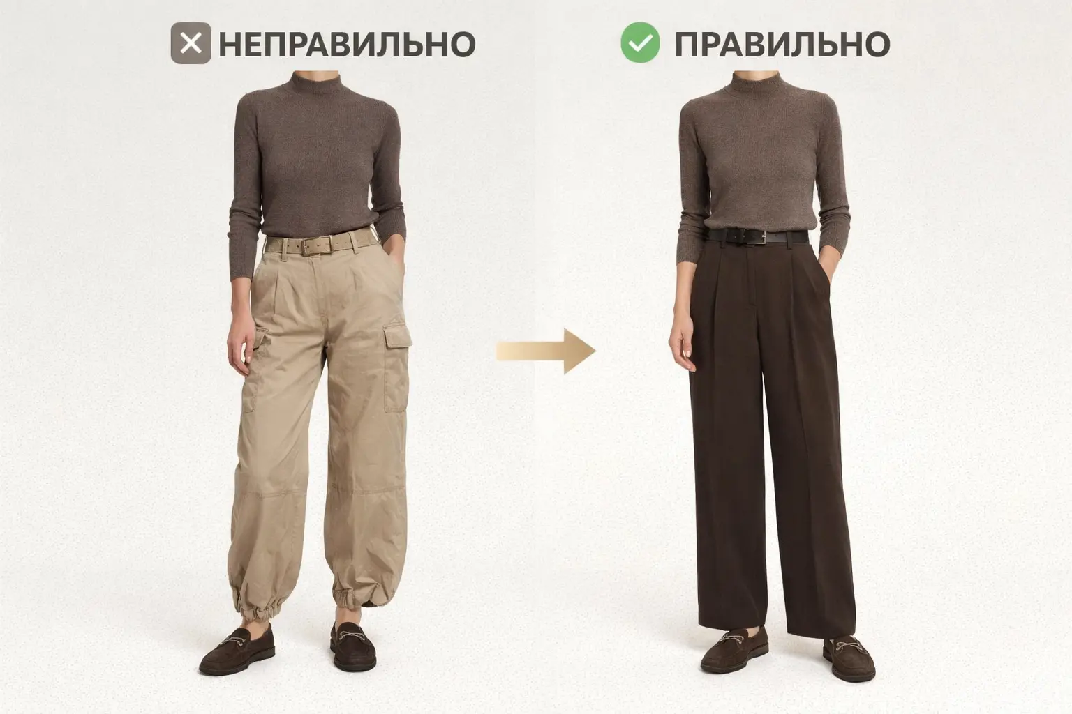 Баланс в образе 5 стильных приемов, которые помогут скрыть пышные бедра