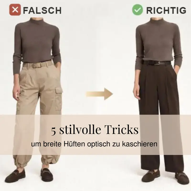 Home 5 stilvolle Tricks, mit denen du breite Hüften ganz ohne Aufwand ausgleichst und dich in jeder Kleidung sicher und wohl fühlst.