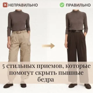 5 стильных приемов, которые помогут скрыть пышные бедра 5 стильных приемов, которые помогут скрыть пышные бедра