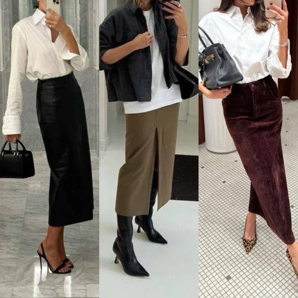 Юбка карандаш Bleistiftrock 5 ideale Röcke für Frauen ab 40, die schlanker wirken lassen