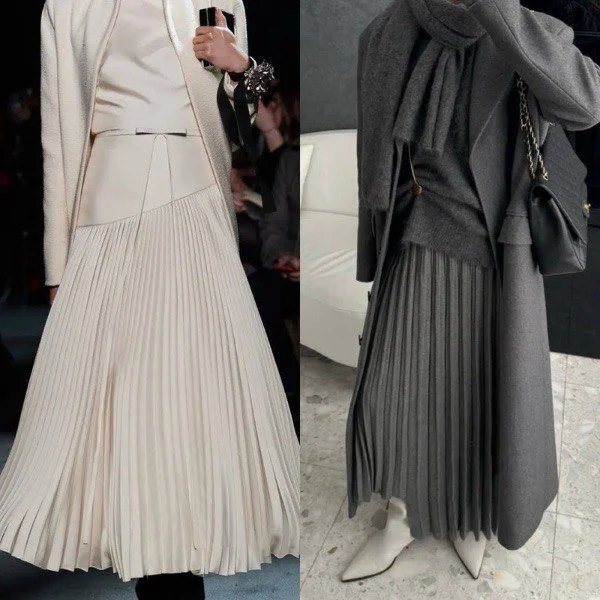 Юбка плиссе Plisseerock 5 ideale Röcke für Frauen ab 40, die schlanker wirken lassen