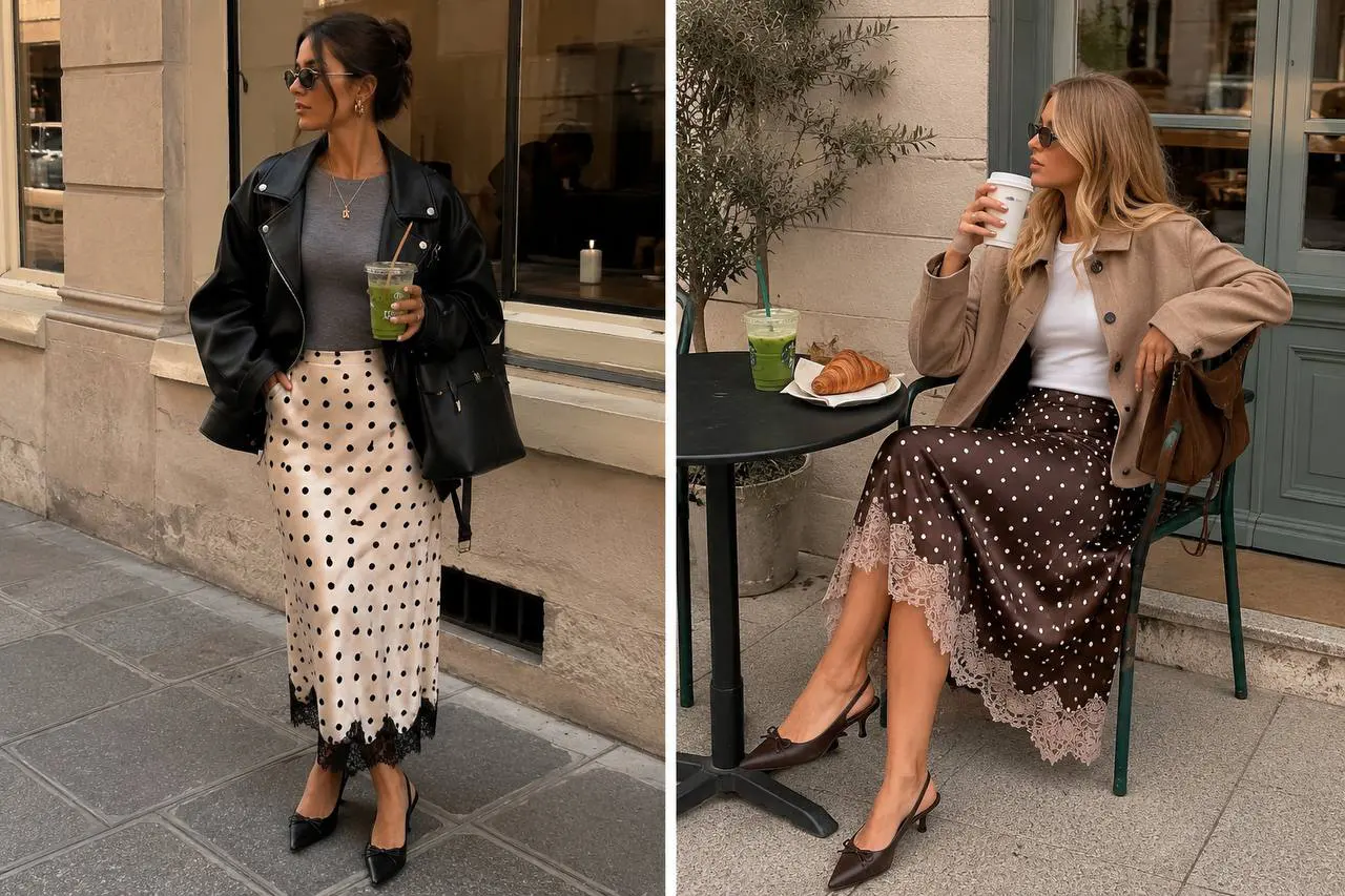 Горох с курткой, Polka Dots mit Jacke Polka Dots kombinieren: 5 stilvolle Outfit-Ideen für einen modernen Look