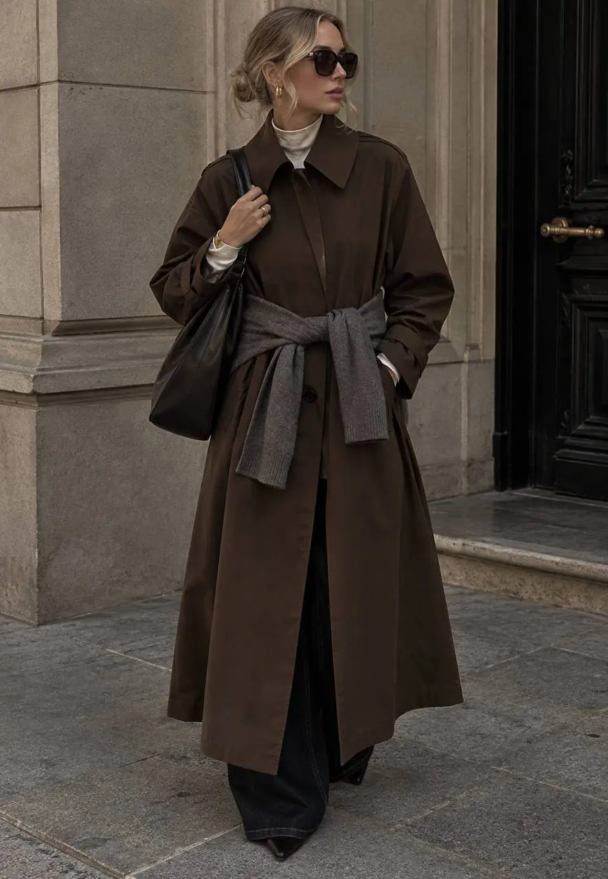 Тренч со свитером, Pullover über Mantel Trenchcoat kombinieren: Die besten Outfits & Styling-Tipps für Herbst 2026
