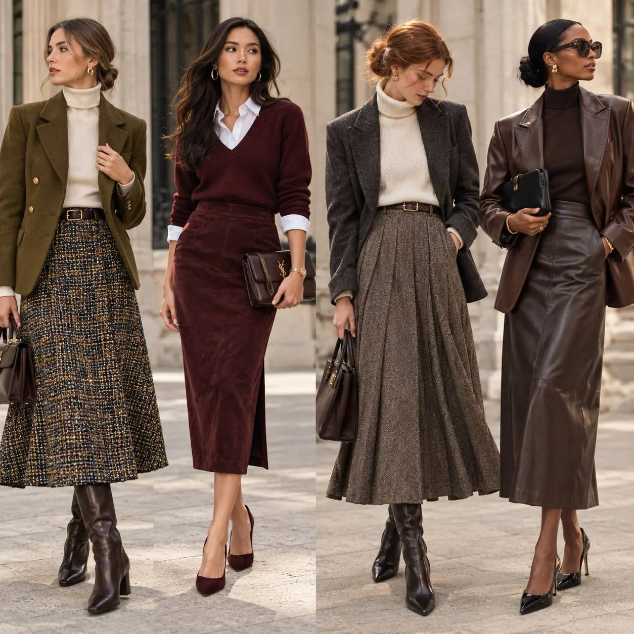 Юбки осень 2026, Rock-Trends Herbst 2026 Rock kombinieren im Herbst 2026: Trends, Outfits und Tipps vom Stylisten
