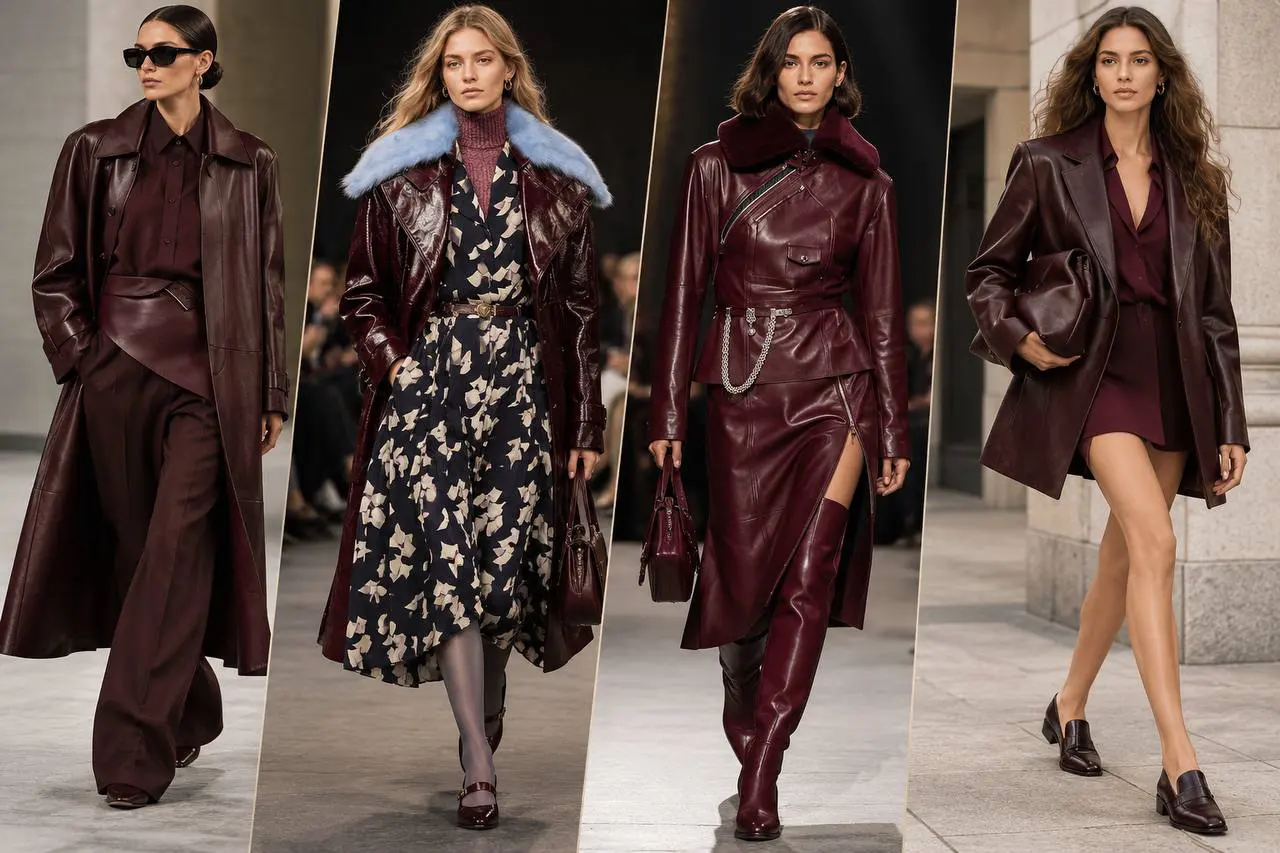 Вишневая кожа, Kirschleder Modetrends Herbst/Winter 2026/2027: 7 Trends, die wirklich tragbar sind